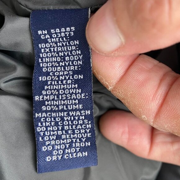 American Eagle Outfitters Mens Vest XL Quilted Full Zip Outdoors Winter Black - Picture 6 of 14